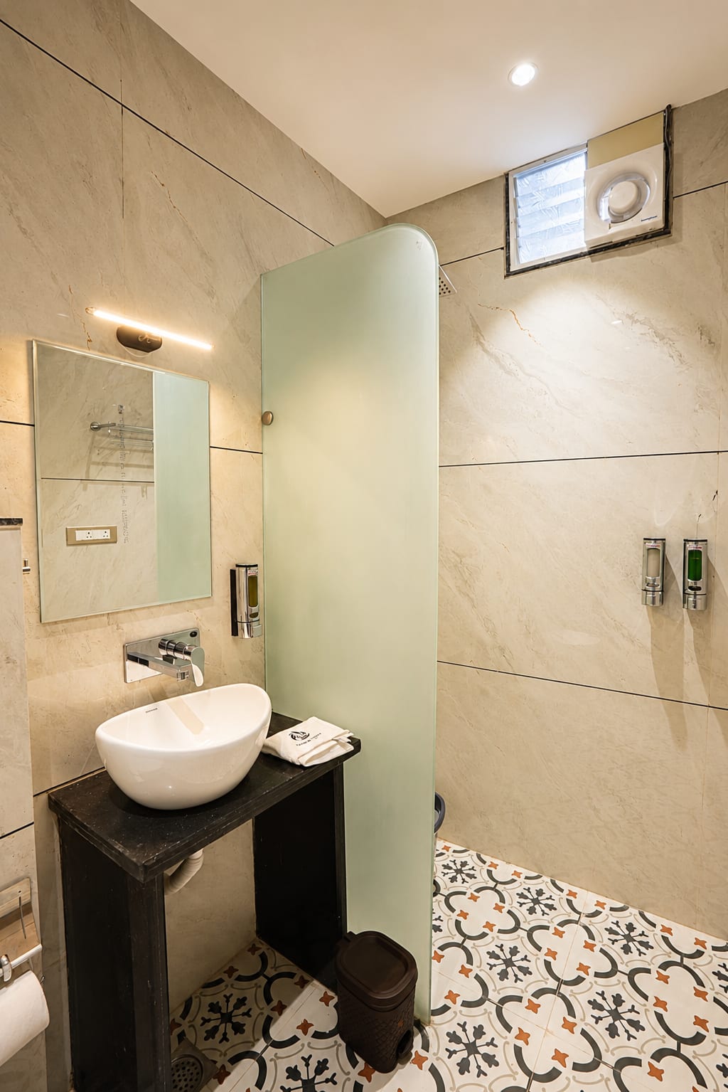 Marble bathroom